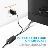 For Chromecast Ethernet Adapter USB 2.0 To RJ45 For Google For Chromecast 2 1 Ultra Audio TV Stick Micro USB Network Card  USB Network Adapters