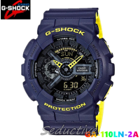 Casioนาฬิกาสปอร์ต  GShock GA-110LN-2Aนาฬิกาข้อมือผู้ชาย สายเรซิ่น รุ่น （สินค้าขายดีพร้อมส่ง）