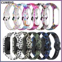 CUWRYG ใหม่ กีฬา สายนาฬิกา สายรัดข้อมือ ทดแทน สีสัน สายรัด ซิลิโคน