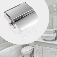 1x Wall Mount Toilet Roll Paper Holder Stainless Steel Toilet Paper Roll Holder Tissue Holder Bathroom Accessories Rack Holders Toilet Roll Holders