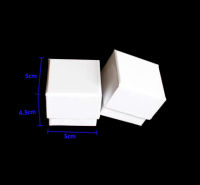 20pcslot-5*5*4.3cm White paper Gift packaging boxes Cosmetic Jewelry storage boxes DIY Handmade soap packaging boxes