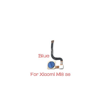 【☊HOT☊】 anlei3 เครื่องอ่านนิ้วตัวอ่านเซ็นเซอร์ลายนิ้วมือปุ่มโฮมโค้งสายเคเบิลสำหรับ Xiaomi Mi 8 Mi8 Se Lite