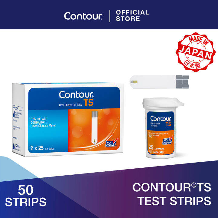 Contour TS Blood Glucose Test Strips 50'S Lazada Singapore