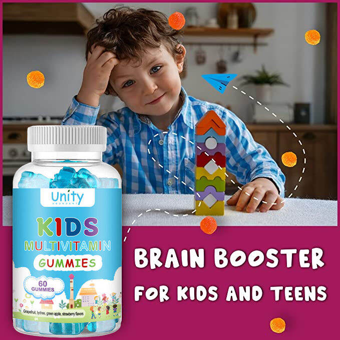 Children's Daily Multivitamins Gummies for Kids Vitamin A C D E Biotin ...