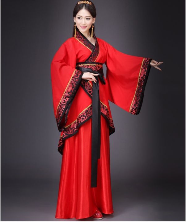 Chinese Traditional Dance Costume Hanfu Traditional Clothing San Zi ...