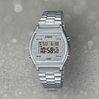 นาฬิกา Casio รุ่น B640WDG-7 นาฬิกาสายแสตนเลส สีเงิน รุ่นใหม่ล่าสุด หน้าปัดกลิตเตอร์ - มั่นใจ สินค้าของแท้ 100% รับประกัน 1 ปีเต็ม