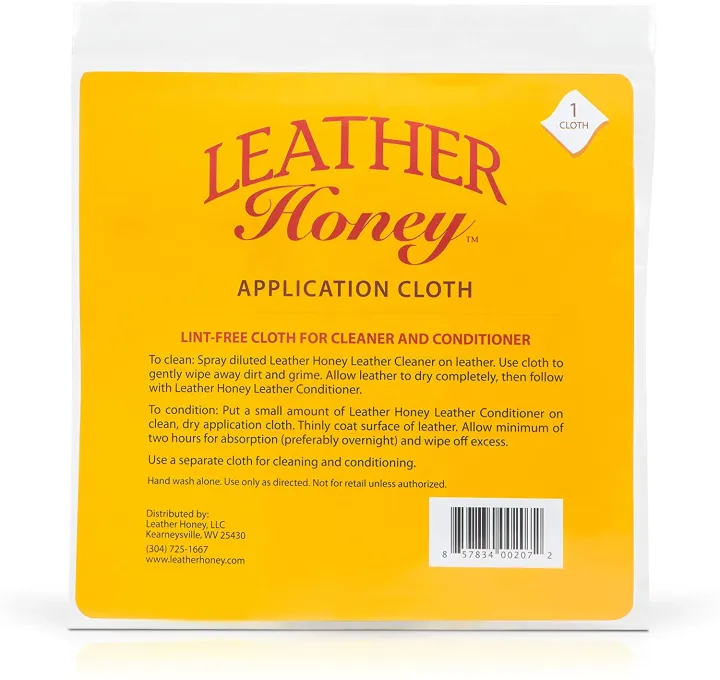 Leather Honey Leather Conditioner Cloth Cleaner Conditioner Lazada PH