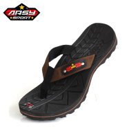 Arsy Sport-รองเท้าแตะภูเขาสำหรับผู้ชาย Flip-Flops สีน้ำตาล