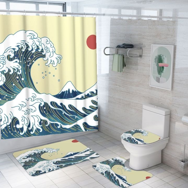 creative-new-bathroom-shower-curtain-3d-digital-printing-shower-curtain-four-piece-custom-shower-curtain-with-hook-cortina-ba-o