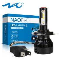 【 New】 NAO H4ไฟหน้ารถจักรยานยนต์ LED Moto โคมไฟจักรยานสกูตเตอร์ Mopeds Blub พัดลมเทอร์โบ HS1สำหรับ125 36วัตต์โคมไฟหัว DC 12โวลต์มอเตอร์ซัง6000พัน