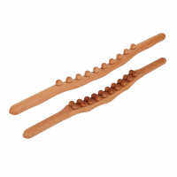 เครื่องมือนวดกล้ามเนื้อ Ergonomic Soreness Relief Gua Sha Stick Beech สำหรับคอสำหรับผู้ชาย