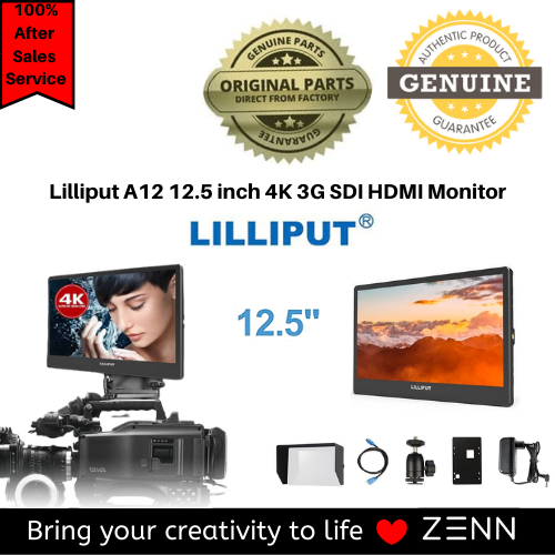 Lilliput/ Liliput A12 12.5inch 4K 3G SDI HDMI Monitor | Lazada