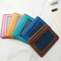 Multi Slot Card Slim Wallet PU Leather Credit Card Holder Women Men Card Wallet Short Purse Leather Business Card Holder Case Card Holders