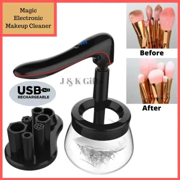 Electric Makeup Brush Cleaner Machine - Portable Automatic USB Cosmetic  Brushes Cleaner for All Size Beauty Makeup Brush Set, Liquid Foundation,  Contour, Eyeshadow, Blush Brush 