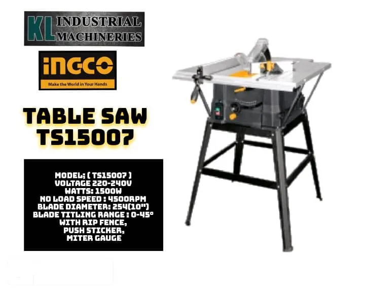 INGCO Table Saw 10 '' (TS15007 ) Lazada PH