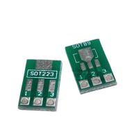 50PCS SOT89 To DIP SOT223 To DIP Adapter Board Transfer Plate Pinboard 1.5mm Pitch Pin Space Test PCB Electronic Circuirt Board