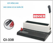 Máy đóng gáy lò xo xoắn ốc bosser CI338