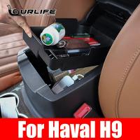 สำหรับ Haval H9 2015-2020 2021กล่องกล่องเก็บของที่เท้าแขนในรถ2022ช่องเก็บของตรงกลางช่องเก็บกล่องสัมภาระอุปกรณ์ตกแต่งรถ