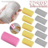 ☸ Sponge Powder Cleaning Damp Clean Duster Sponge Blinds Cleaning Brush for Glass Vents Railings Mirrors Window Baseboards Cleaner