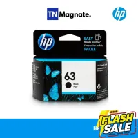 [หมึกพิมพ์อิงค์เจ็ท] HP 63 Black Original Ink Cartridge [F6U62AA] (สีดำ) #หมึกสี  #หมึกปริ้นเตอร์  #หมึกเครื่องปริ้น hp #หมึกปริ้น   #ตลับหมึก