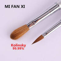 99.99 Kolinsky Metal Nail Art Sculpture Carving Brush Liquid Powder Flower Drawing DIY Design Painting Pen Mnicure Tools