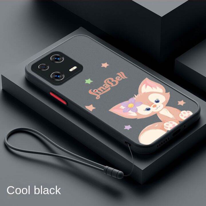 xiaomi-13-pro-13-lite-linabell-fox-ปุ่มความคมชัดเคลือบผิวเคสพลาสติกให้ความรู้สึกเคสนิ่มใส่โทรศัพท์เคสกันกระแทก