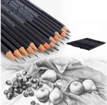 14pcs/set Professional Drawing Sketching Pencil Set, Art Pencils