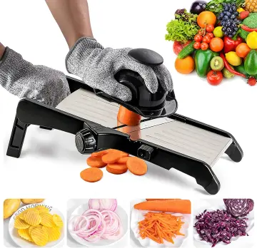 Mindore Adjustable Thickness Mandoline Slicer Kitchen Stainless