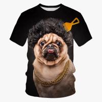 Interesting Myna Dog 3d Print Mens And Womens Childrens T-shirt Personalized Casual Thin Top Summer Round Neck Street Apparel