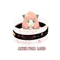 Anime SPY×FAMILY Anya Forger Loid Forger Yor Forger Cosplay Silicone Bracelet Luminous Hand Ring Bracelet Accessories