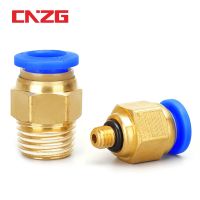 PC Air Pneumatic Fitting Quick Connector 4-m5 4-M6 4mm 6mm 8mm 10mm 12mm Male Thread 1/4 1/2 1/8 3/8 Compressed  Hose Tube Pipe Hand Tool Parts Access