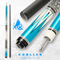 KONLLEN คาร์บอนไฟเบอร์ไม้คิวพูล11.5/12.5มม. 3/8*8ข้อต่อขาเรเดียล1/2เล่นคิวบิลเลียดมืออาชีพ