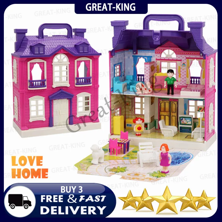 belle barbie house