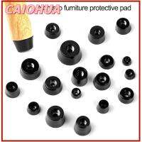 CAIOHUA 10 pcs อุปกรณ์เครื่องมือ โฆษกคณะรัฐมนตรี สีดำ เรียว เท้าลื่นเฟอร์นิเจอร์ แผ่นยางรองฝ่าเท้า แผ่นป้องกัน