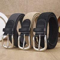 MenS Casual Woven Elastic Belt For Outdoor Rock Climbing Training Work MenS Belt Fashion WomenS Belt Paired With Jeans Belt