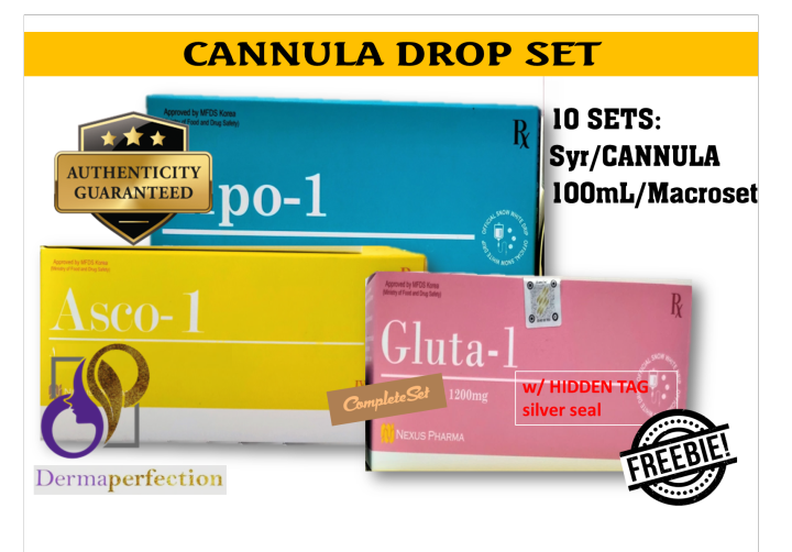 SNOW WHITE complete DRIP SET CANNLA KOREAN WHITENING DRIP Lazada PH