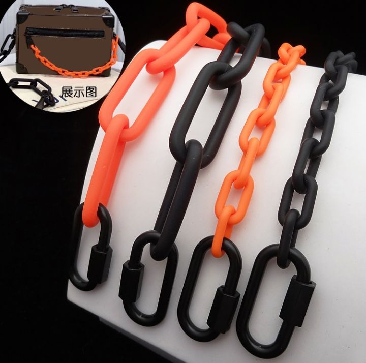 suitable-for-lv-acrylic-chain-black-orange-red-decorative-chain-presbyopic-box-bag-accessories-chain-single-purchase