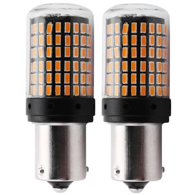 2Pcs Super Bright No Hyper Flash 1156 Canbus Car Led Light BAU15S P21W 144Smd 3014 Chips Car Led Turn Signal Reverse Tail Light Led Backup Bulbs