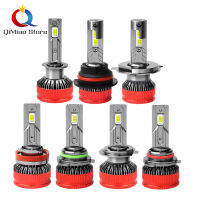 QiMiao หลอดไฟ LED H1 12000LM ไฟแอลอีดีซุปเปอร์สว่าง6500K H7 H4 H11 9005 9006 9007 IP68กันน้ำขนาด12V เข้าได้กับทุกรุ่น2ชิ้น