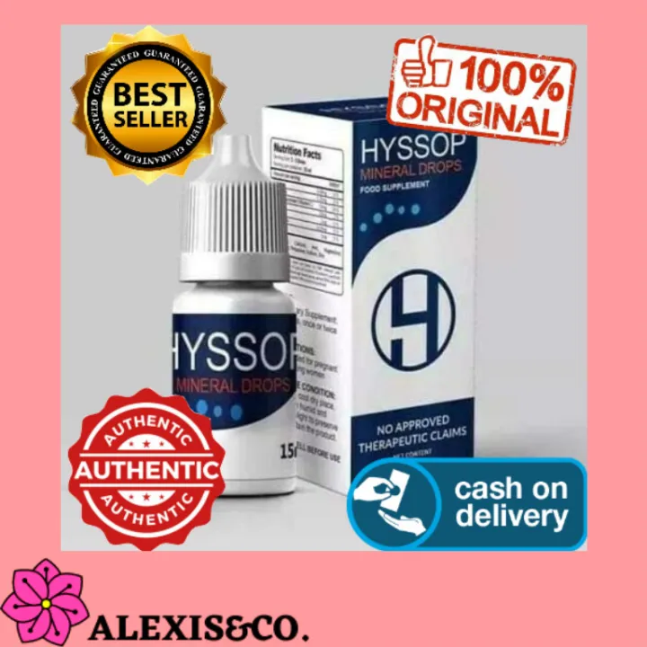 Original Hyssop eye drops Mineral Drops 1 bottle Lazada PH