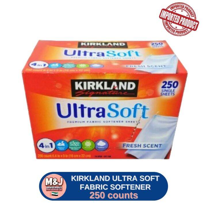 KIRKLAND SIGNATURE, Ultrasoft Premium Fabric Softener Sheets, Fresh