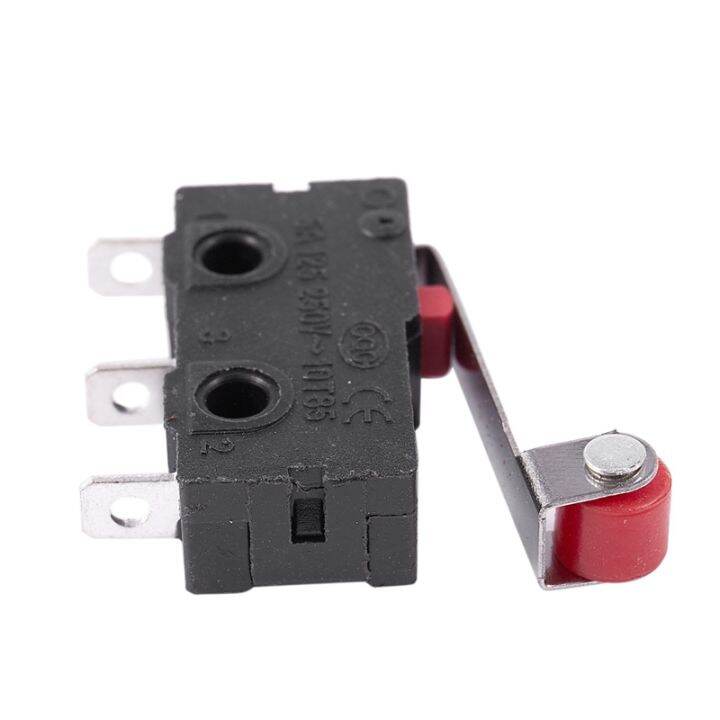 10pcs-micro-roller-lever-arm-open-close-limit-switch-kw12-3-pcb-microswitch