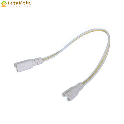 Letabitha สายต่อสายต่อ3ท่อ LED ปลายคู่ T8 T5 20ซม. สำหรับหลอดฟลูออเรสเซนต์ LED แบบบูรณาการหลอดหลอดไฟสีขาว