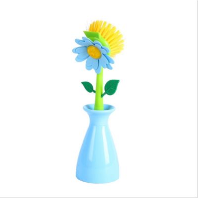 [ขายดี]  แปรงดอกไม้ แปรงทำความสะอาด แปรงล้างจาน แปรงขัดหม้อ แปรงล้างกระทะ DISH BRUSH FLOWER BRUSH[รหัส]2555