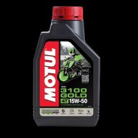 น้ำมันเครื่อง MOTUL 3100 GOLD 15W-50 1ลิตร สำหรับรถเครื่องยนต์ 4 จังหวะ