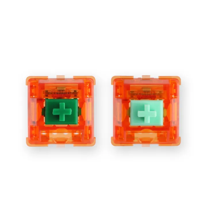 EQUALZ Tangerine V2 5 Pin Switches for Mechanical Keyboard 62g 67g