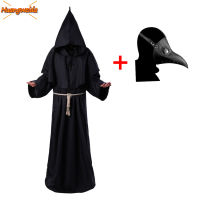 Plague Doctor Costumes Plague Doctor Black Death Witch Cosplay Carnival Halloween Costumes for Men Steam Punks