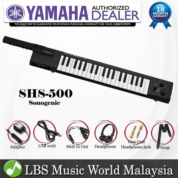Yamaha SHS-500 37 Key Black Sonogenic Keytar Guitar Keyboard Piano