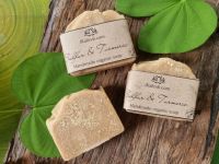 Kalindi Natural Soap | สบู่สมุนไพรบำบัด: สูตรกำมะถันและขมิ้นชัน | สบู่บำบัดผิวหน้า: สูตรกำมะถันและขมิ้นชัน | สบู่บำบัดผิวแบบธรรมชาติ: สูตรกำมะถัน