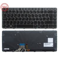 Spanish Backlit Keyboard For HP EliteBook Folio 1040 G1 1040 G2 739563-001 739563001 MP-13A1 Black laptop SPLA